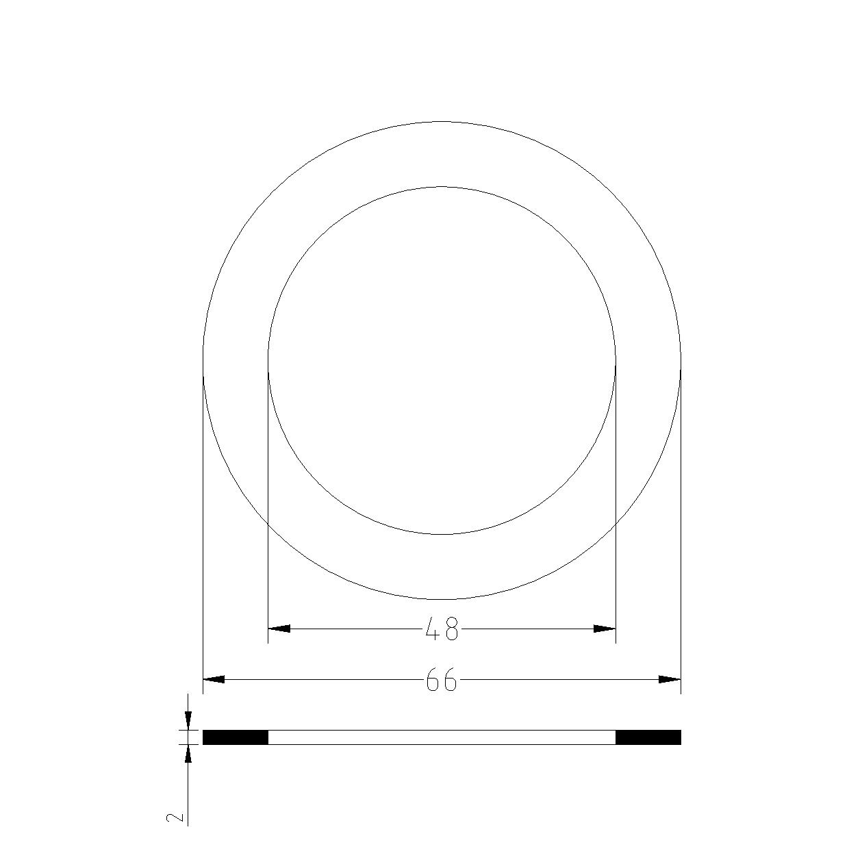 MEMBRANE PARA mm.66x48x2