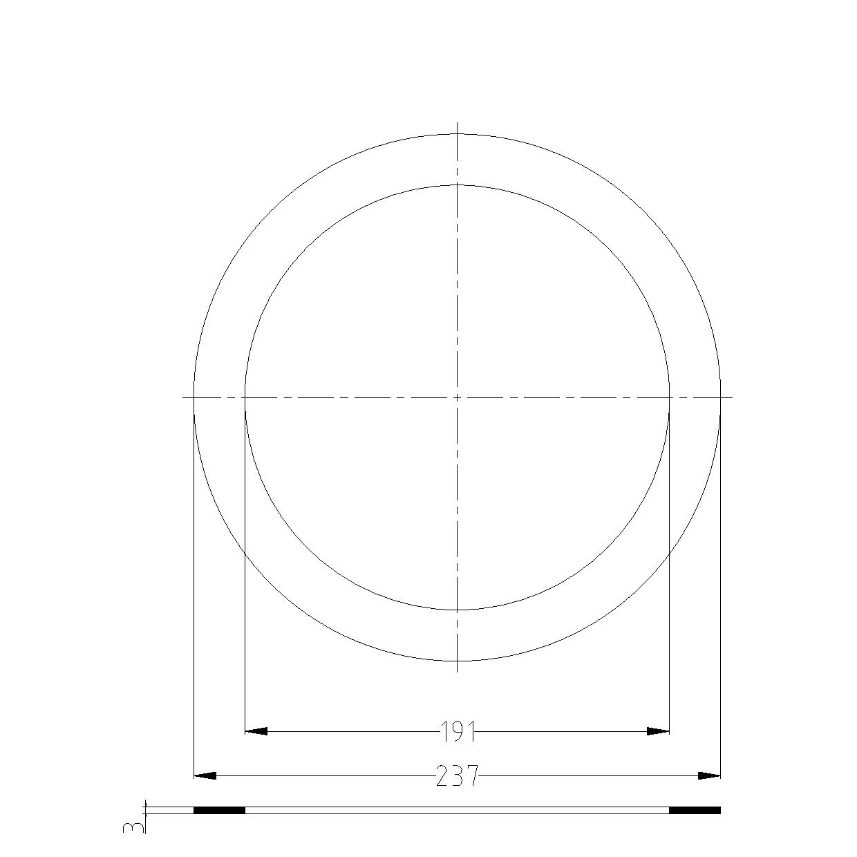 GUARN. P/FLANGE PN 10/16 DN175 "FASIT OMNIA" mm.3 PER GAS - NORME DIN 3535