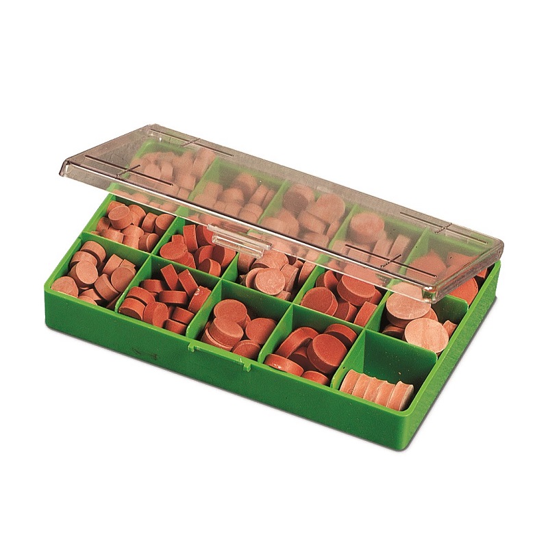 SCATOLE DI ASSORTIMENTO DISCHI PER GALLEGGIANTI 