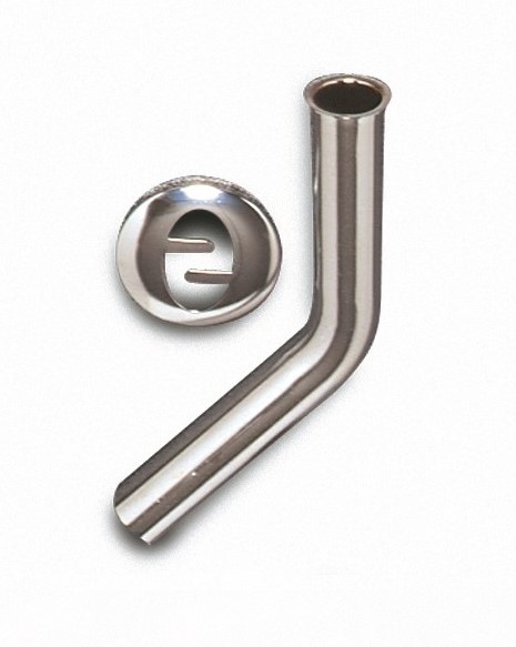 CURVE A 45°CON FLANGIA COMPLETE ROSONE C/ALETTE 