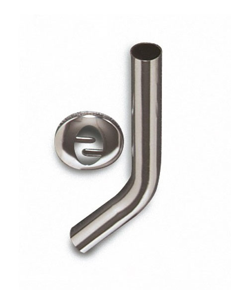 CURVE 45°CR. PROLUNGATE COMPLETE ROSONE C/ALETTE 