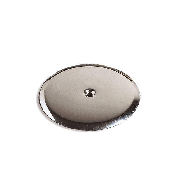 COPERCHI OTTONE CROMATO mm.125 COMPLETI DI VITE 