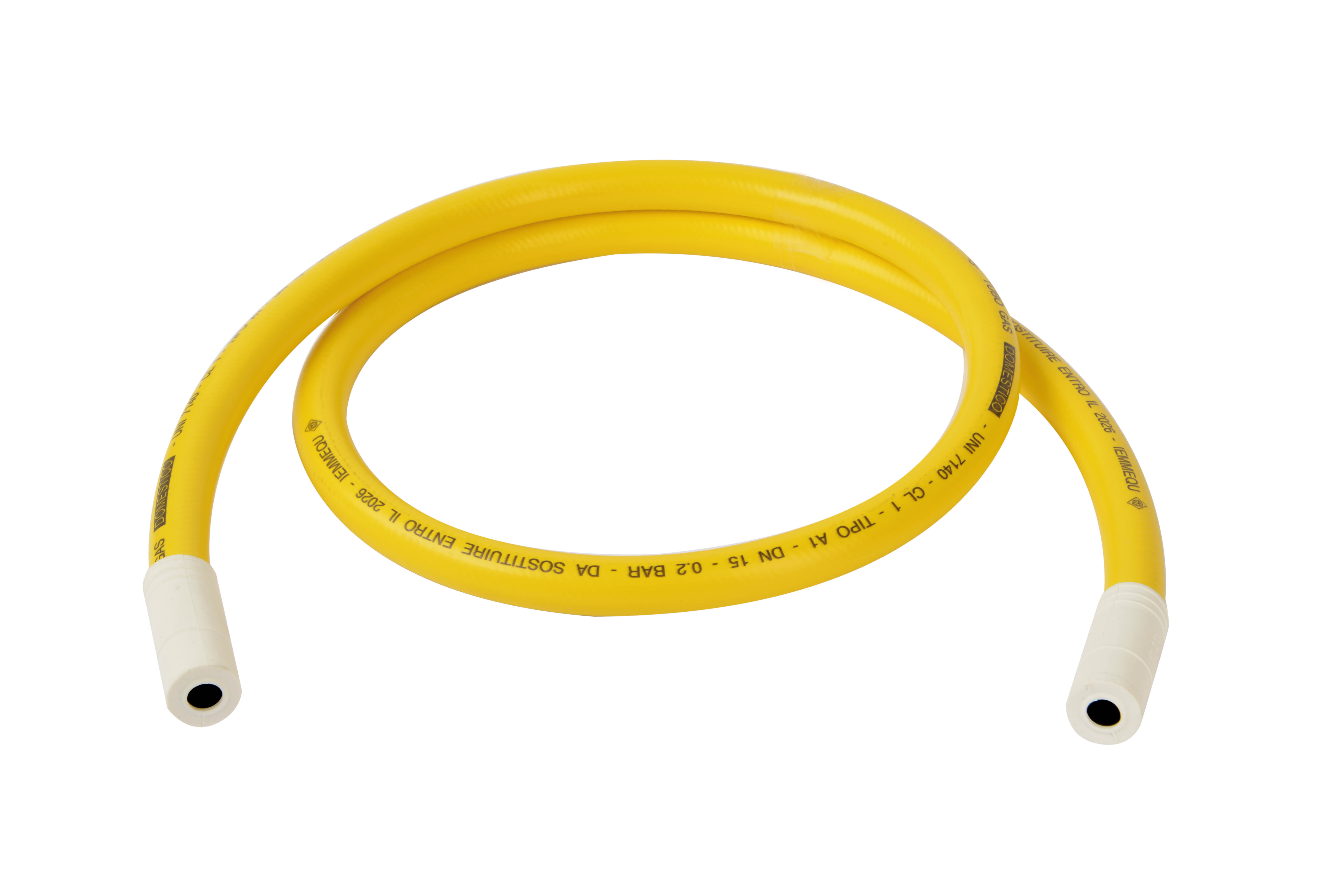 TUBI GAS NORME UNI-CIG C/FASCETTE LUNGH. cm.100 