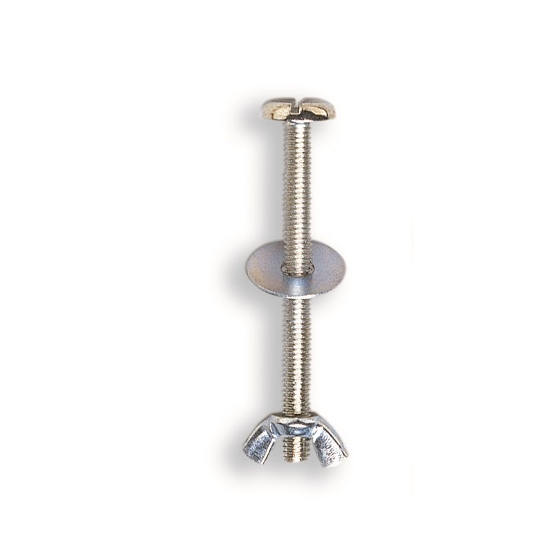 BULLONI M6x70 OTT. CROM. CON RANELLE E GALLETTO 