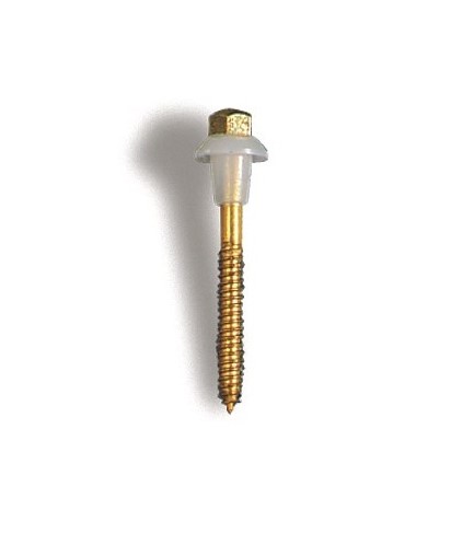 VITI STANDARD OTT. M6x70 C/DADO ESAGON. OTTONATO 