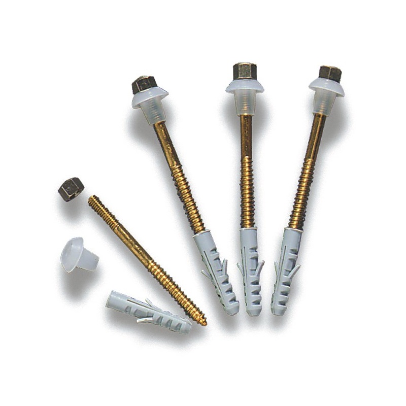 CONFEZ. 4 VITI FISSAVASO INOX M6x90 CON SOTTOVITI E TASSELLO 5244.00PG N.8 