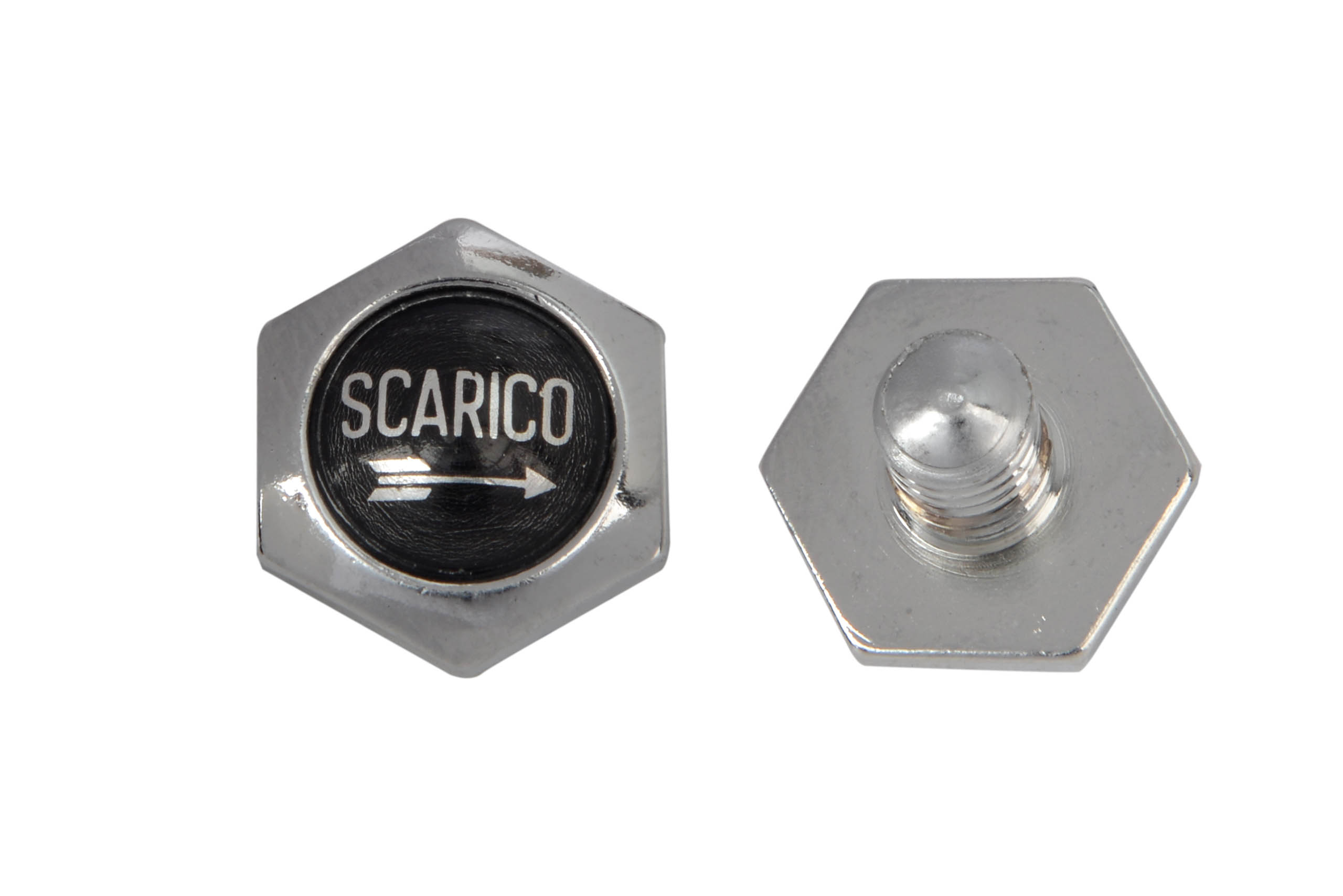 PLACCHETTE "SCARICO" CON ESAGON. 14, GAMBO 1/4"X8 