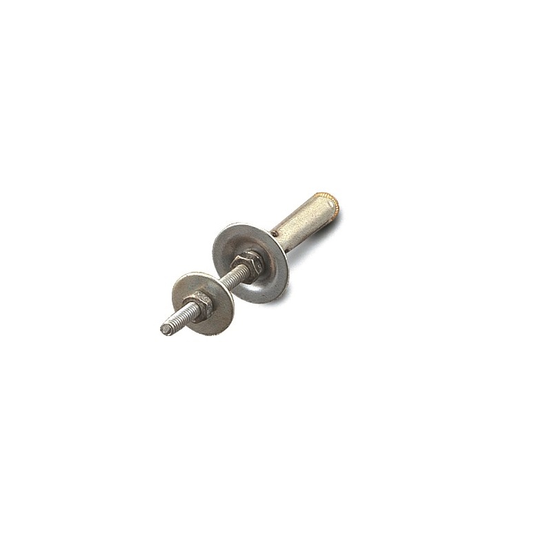 TASSELLI FERRO ZINCATO DOPPIA VITE-FORO mm.8 