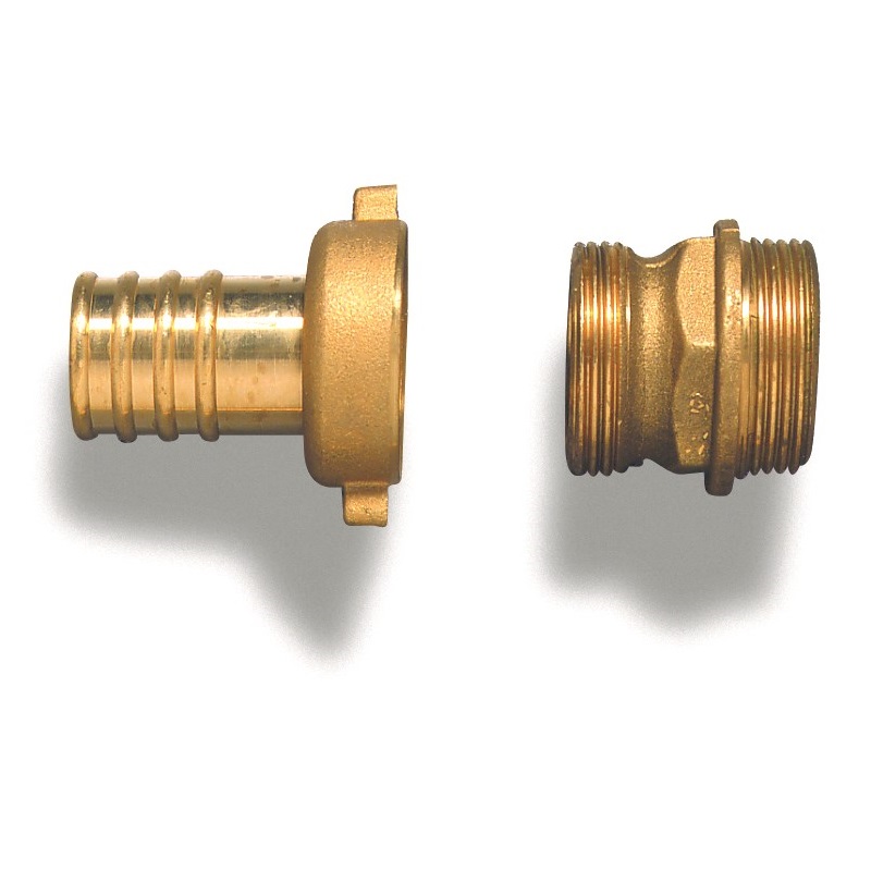 RACCORDI DIRITTI P/POMPE IN OTT.LUCIDO DA 1/2"X18 