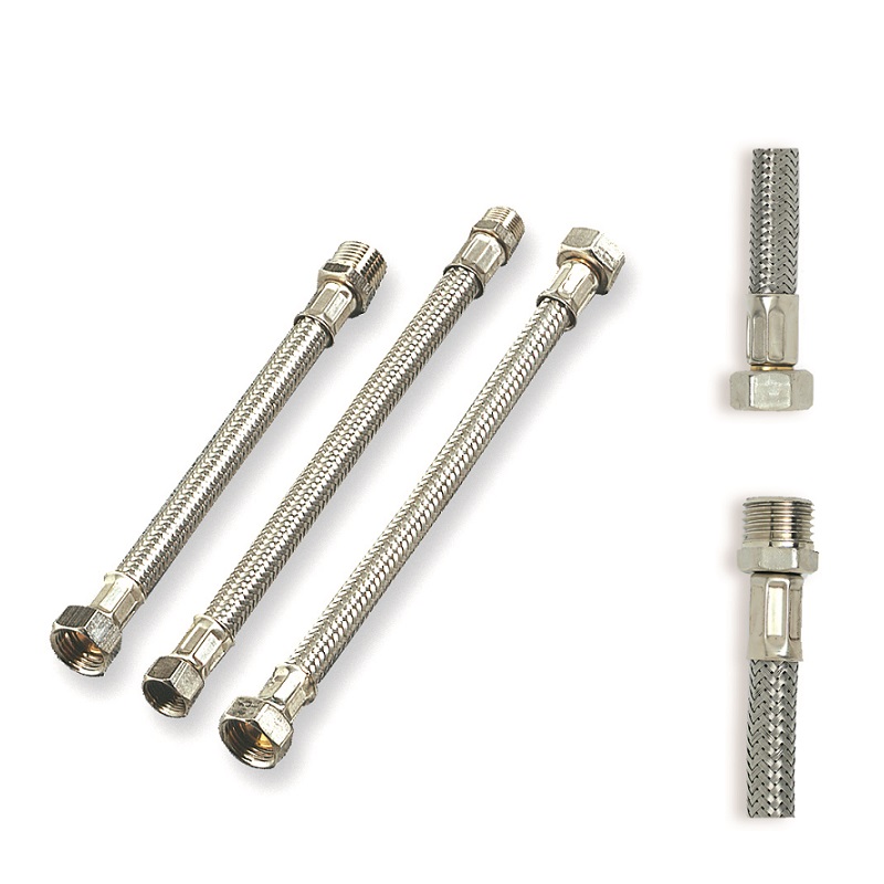 ATTACCHINI PIEGHEVOLI IN ACCIAIO MF 3/8"x3/8"x100 