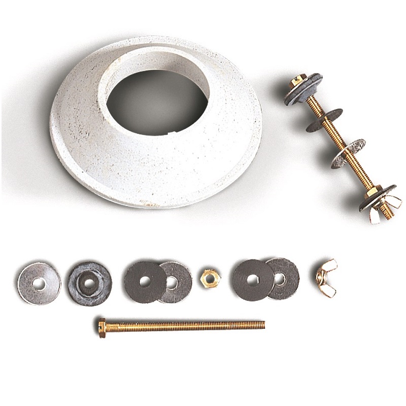 SERIE FISSAGGIO CASSETTE ZAINO, VITI OTTONE NUDO ANELLO SPUGNA 206700GP 