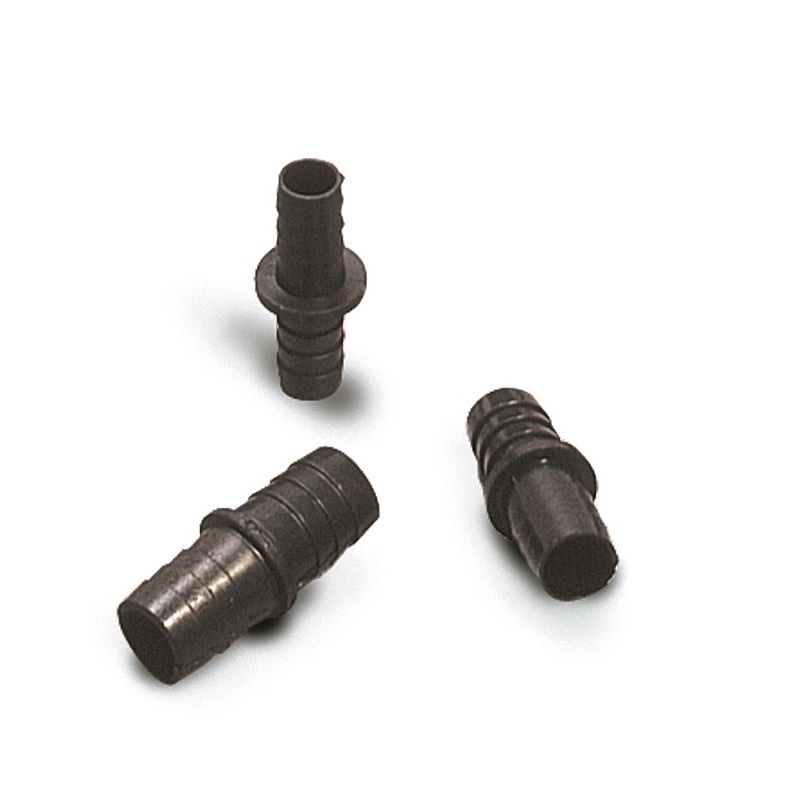 RACC. DOPPIO PORTAGOMMA IN ABS GRIGIA d.mm.17X17 