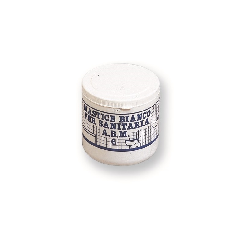 BARATTOLI DA 900 GRAMMI STUCCO BIANCO SANITARIO 