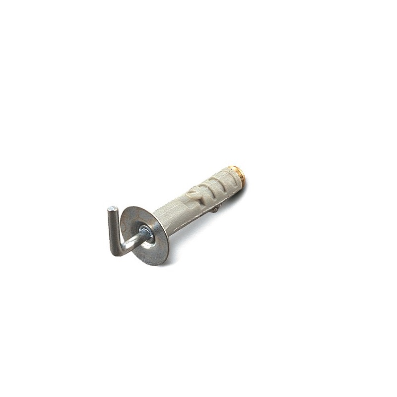 TASSELLI IN PLASTICA CON GANCIO MEDIO-FORO mm.8 