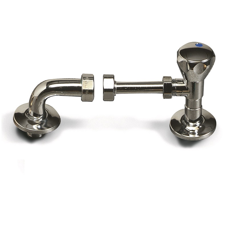 RUBINETTI 1/2" OTT. CR. PER CONTATORI ACQUA 