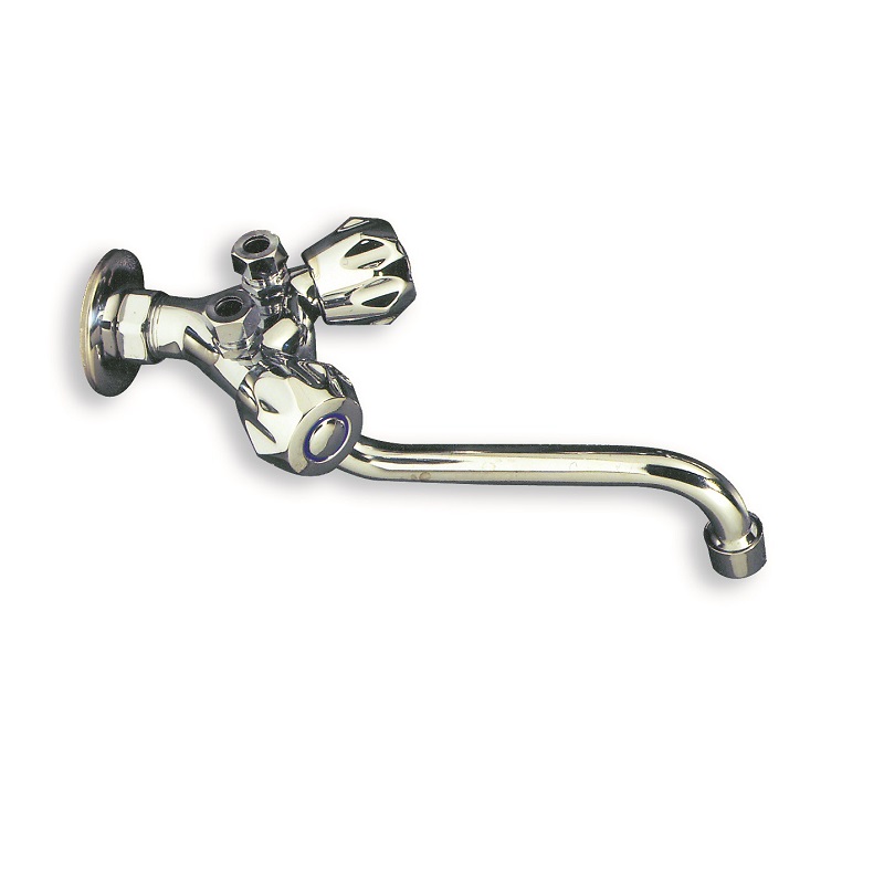 RUBINETTI 3/8" CON CANNA ROVESCIABILE P/SCALDAB. 