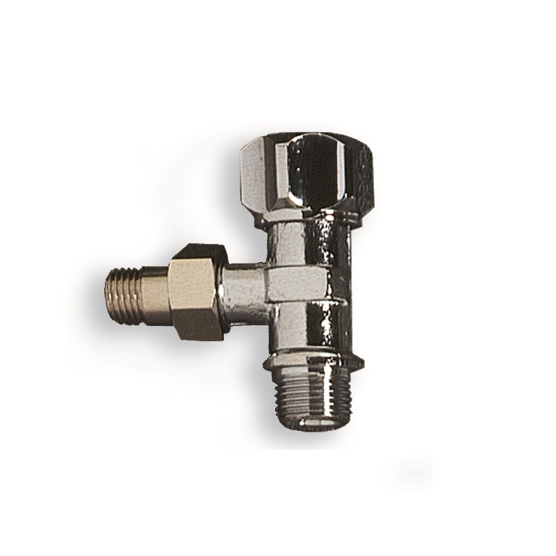 RUBINETTI OTTONE CROMATO P/CASSETTE-FILET. M 1/2" 