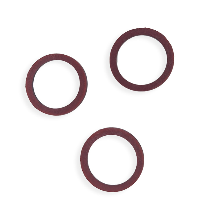 GUARNIZIONI IN FIBRA VULCANIZ. mm. 27x21x2 