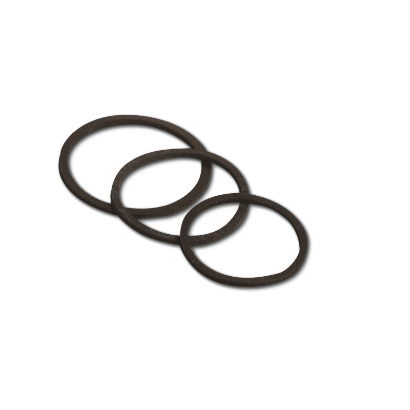 GUARNIZIONI GOMMA NERA mm. 102x90x3 PER VETRI 