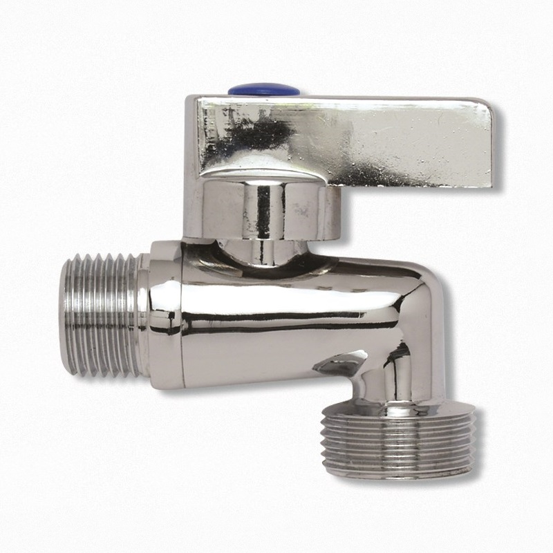 RUBINETTI 1/2" A SFERA CROMATI PER LAVATRICE 