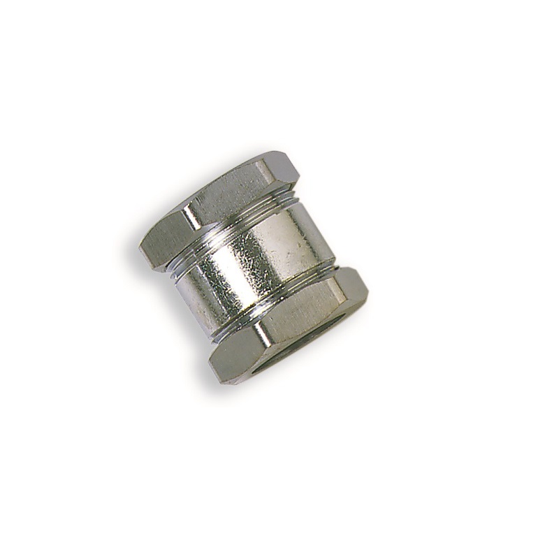 MANICOTTI CROMATI C/DADI E GUARN. P/CANOTTI mm.26 