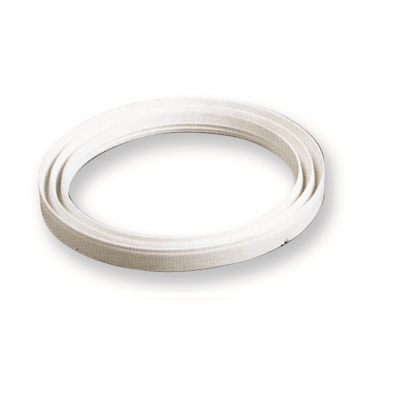 GUARNIZ. mm.114x90x9 PVC BIANCO P/PILETTONE LAV. 