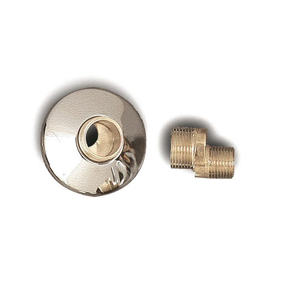 COPPIE ECCENTRICI 1/2" CON ROSONE OTT. CROMATO 
