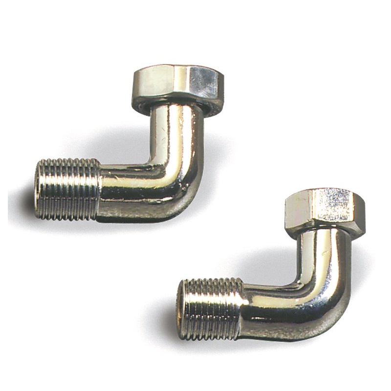 CODULI CURVI M 1/2" OTT. CROM. CON CALOTTA 1/2" 
