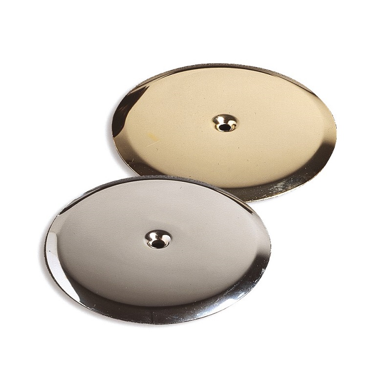 COPERCHI d.150 IN OTTONE BRONZATO - COMPLETI VITE 