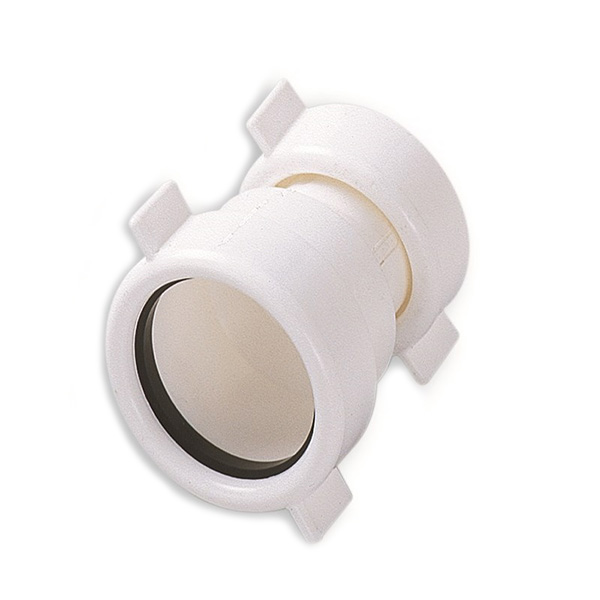 RACCORDI POLIPROPILENE BIANCO F1"1/4 x 40 mm. 