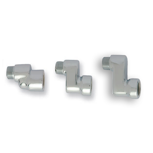 ECCENTRICI MF 1/2x1/2x20 IN OTTONE PULITO-CROMATO 