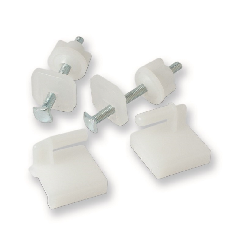 COPPIE SUPPORTI S12 CON BASETTE E VITI ZINCATE 