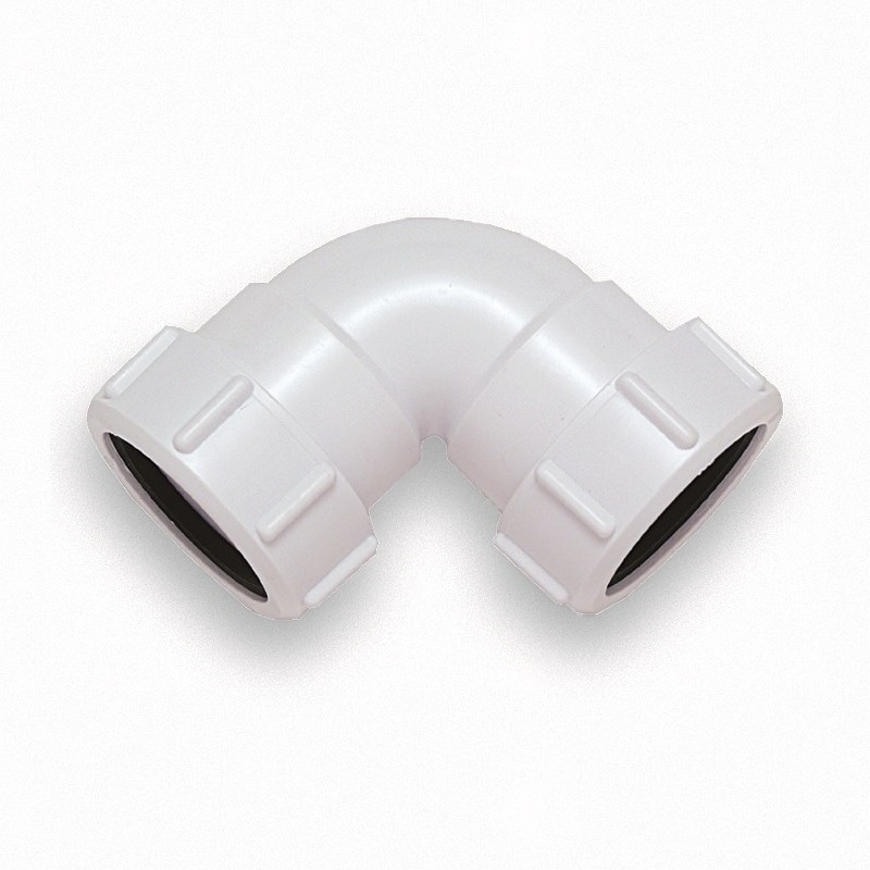 CURVE FF 90°CON GHIERE 1"1/2 PER CANOTTI mm.40 