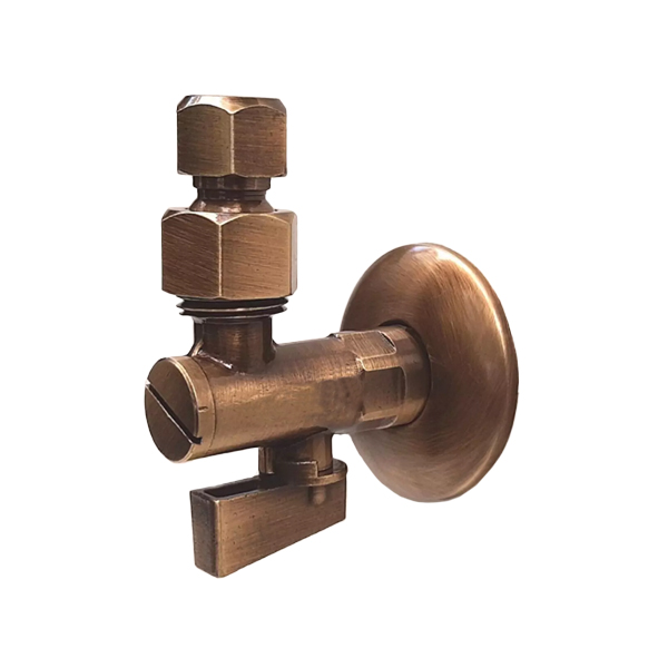 RUB. SOTTOLAVABO A SFERA C/SNODO-OTTONE BRONZATO 
