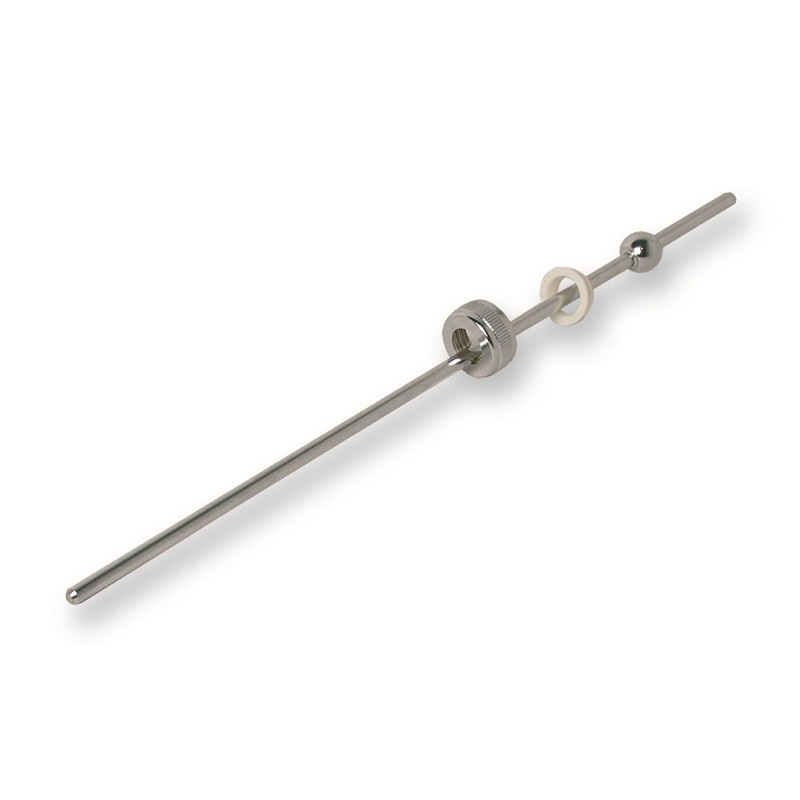 ASTINE OTT.CROM. mm. 300 C/SFERA d.12 COMPLETA DI DADO E GUARNIZIONE NYLON 