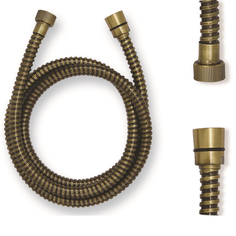 FLESSIB. DOCCIA BRONZATI AT.CONICO FF 1/2x1/2x150 