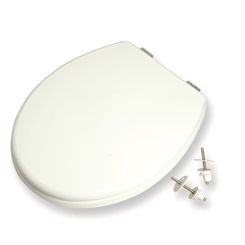 SEDILE COPRIWATER BIANCO CON CERNIERE CROMATE 