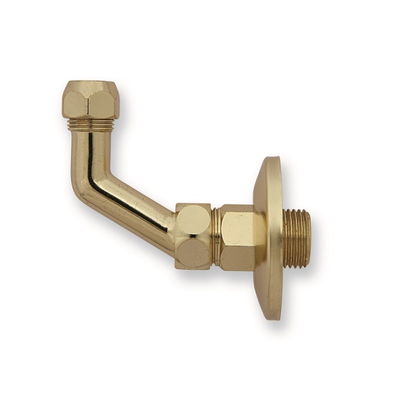 SQUADRETTE 1/2" OTTONATE CURVA STAMPATA 3/8"x10 