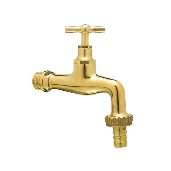 RUBINETTI 1/2" OT.LUCIDO CON PORTAGOMMA E GIRELLO 