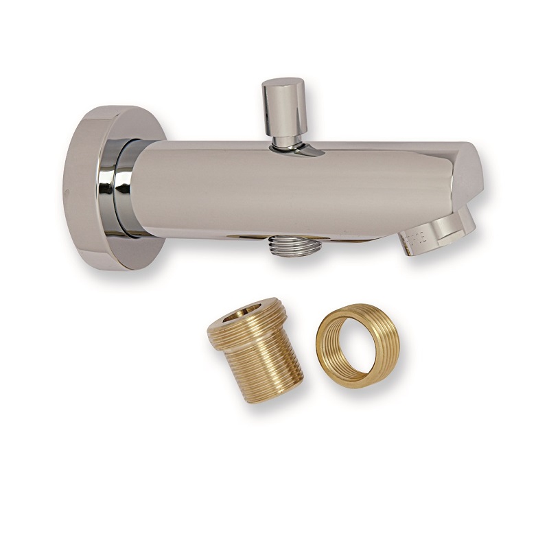 BOCCA EROGAZIONE VASCA cm.15 - CON DEVIATORE 
