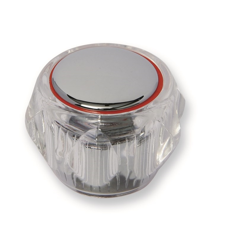 MANIGLIE CRISTALLO 8x20 C/PLACCHETTA E ANELLO 