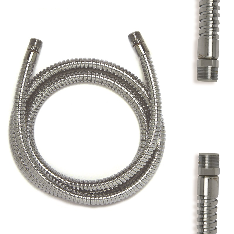 FLESSIBILI CROM. cm.150 F 1/2"CONO x M GIR.15/1 DOPPIA GRAFFATURA 