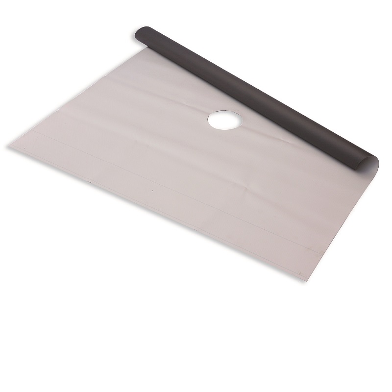 TELO PVC mm.1000x1000x1 FORO CENTRALE mm.120 