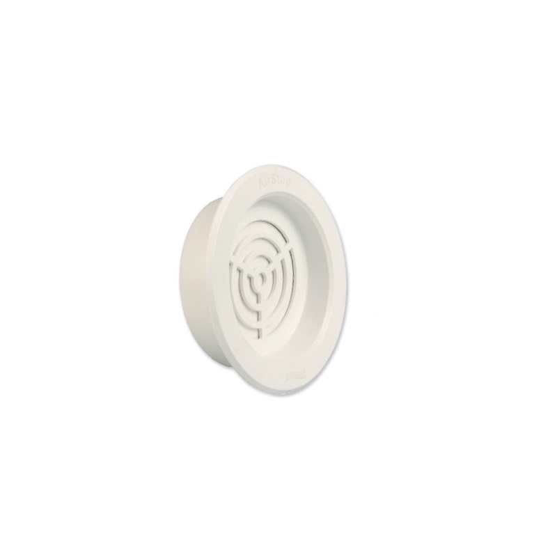 VALVOLE AERAZIONE mm.110 MATERIALE PLAST. BIANCO 