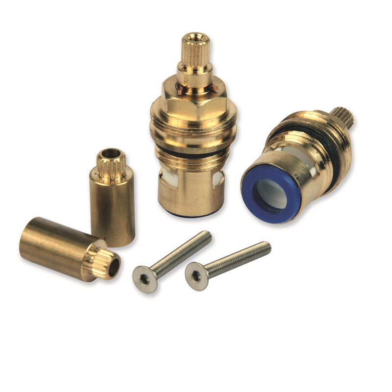 VITONI 1/2"CERAMICI 180° BROCCIA 8 x 20 - DESTRI C/PROLUNGA ASTA mm.29 