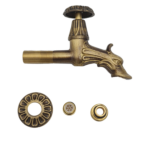 RUBINETTI ARTISTICI 1/2" FILETTO PROLUNGATO mm.40 