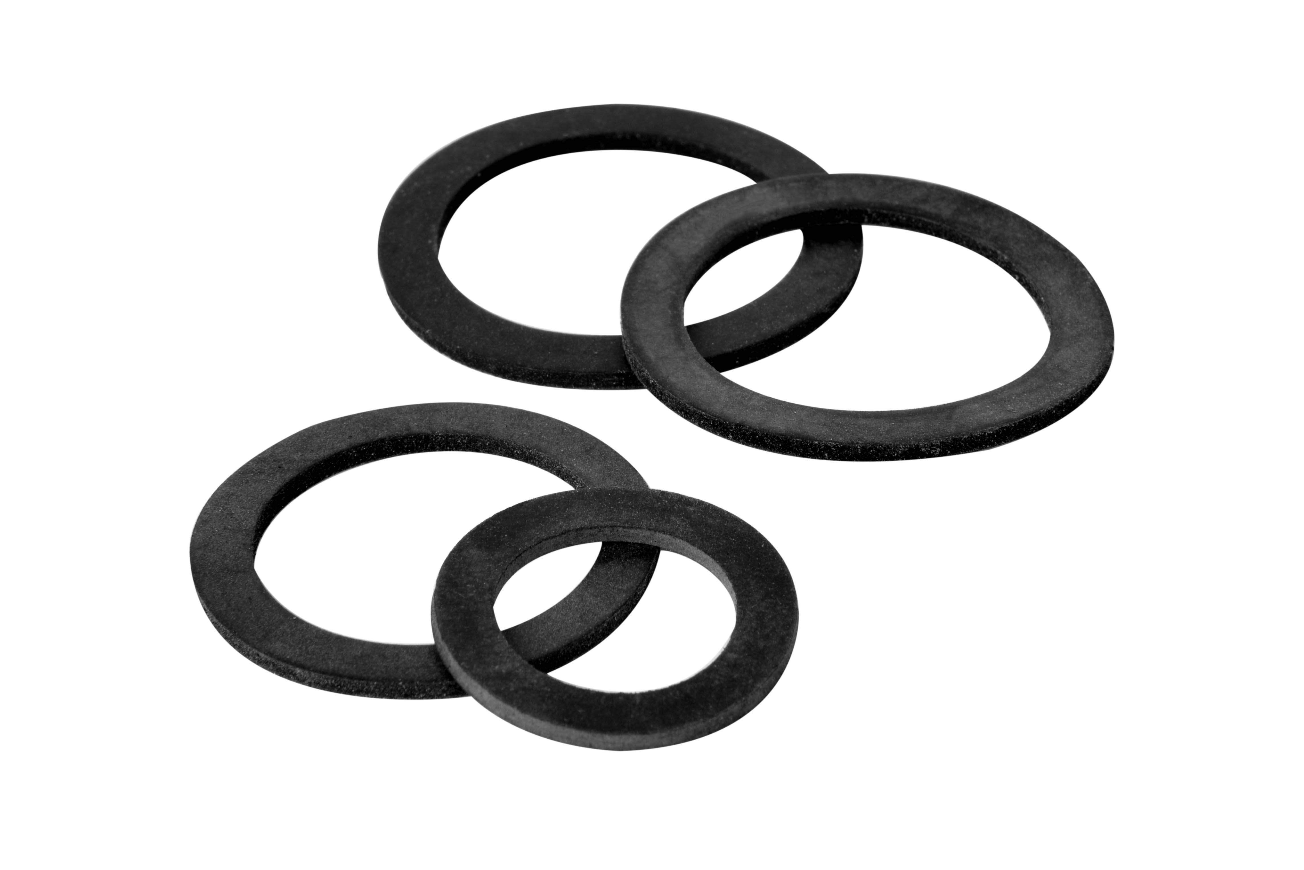 GUARNIZ. GOMMA NBR 1/2" P/FLESSIBILI C/COLLARINO 