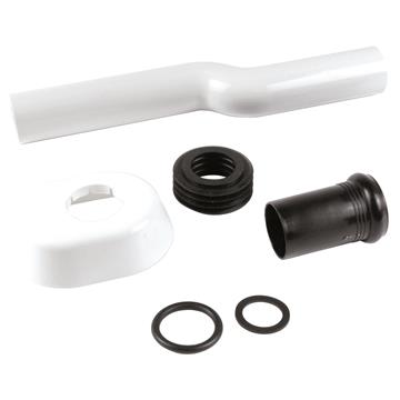 KIT CANOTTO ECCENT. d.40 C/ROSONE OVALE-MORSETTO BICCHIERE POLITENE C/OR 