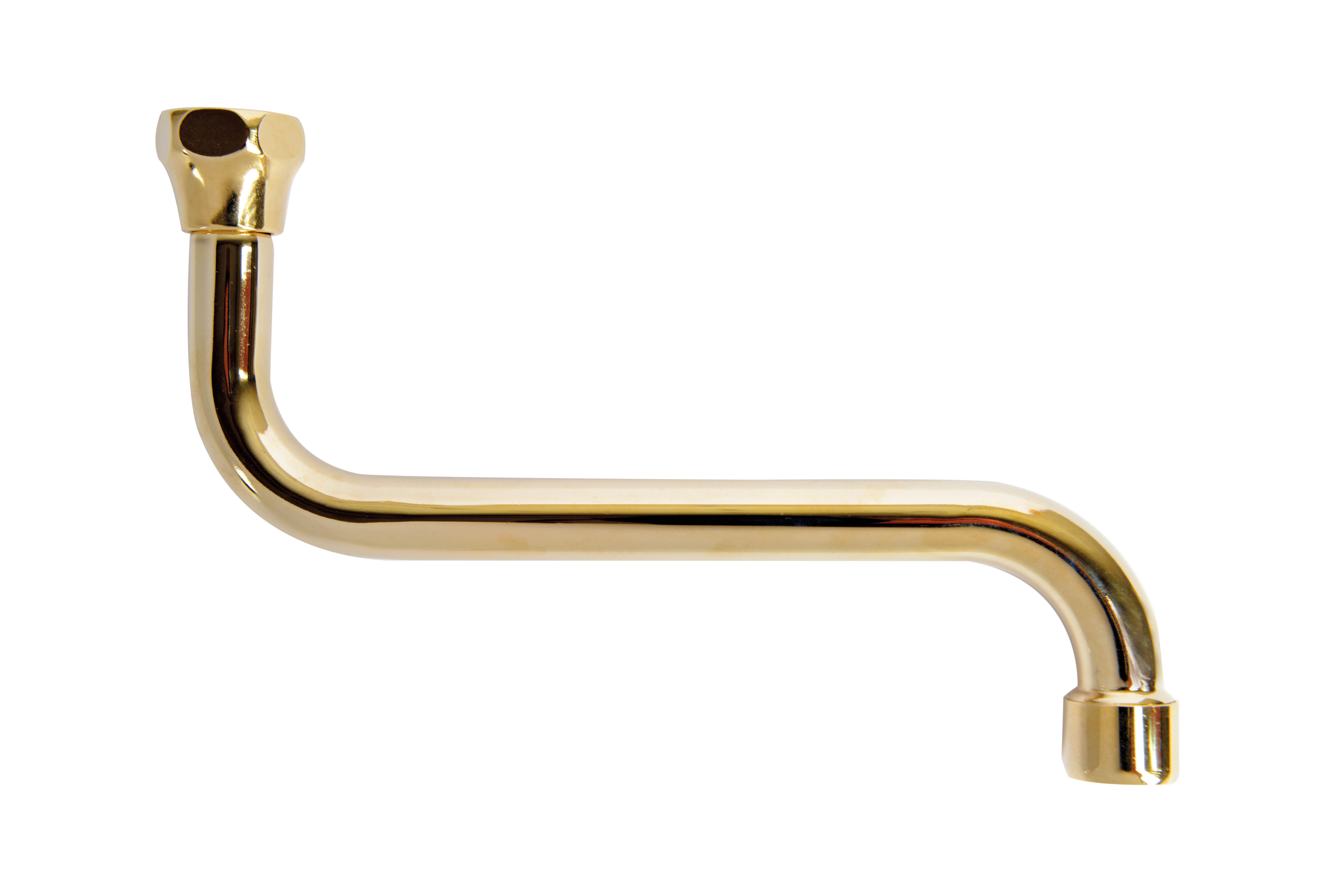 CANNE LAVELLO UNIVERSALI OTTONE OTTONATO cm. 20 