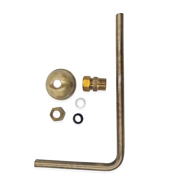 SQUADRETTE mm.12x150x250 DADO NIPLES 1/2"BRONZATE 